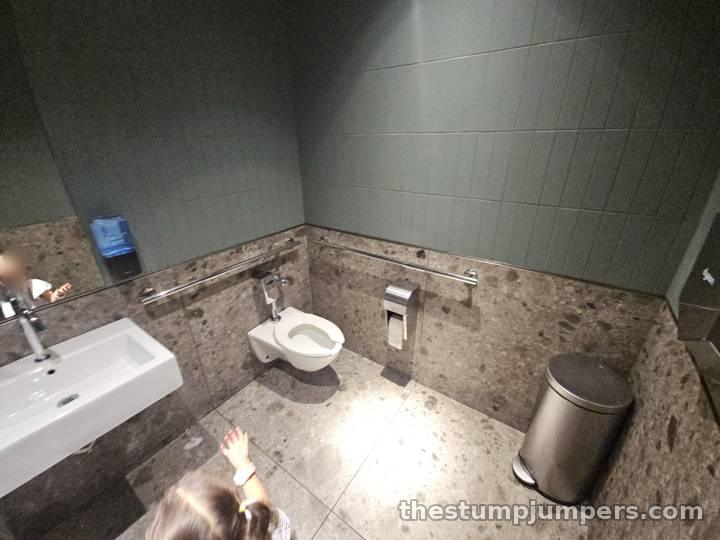 The cleanest public bathroom ever.
