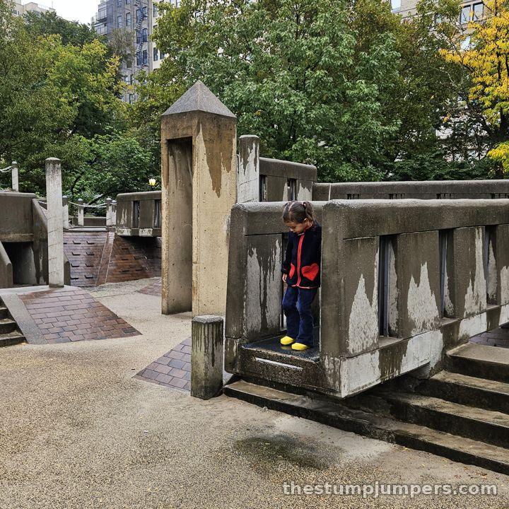 Ready to jump down the other side.