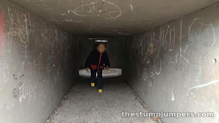 One of the secret tunnels.
