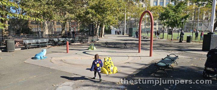 The real splash pad, out by the ball fields.