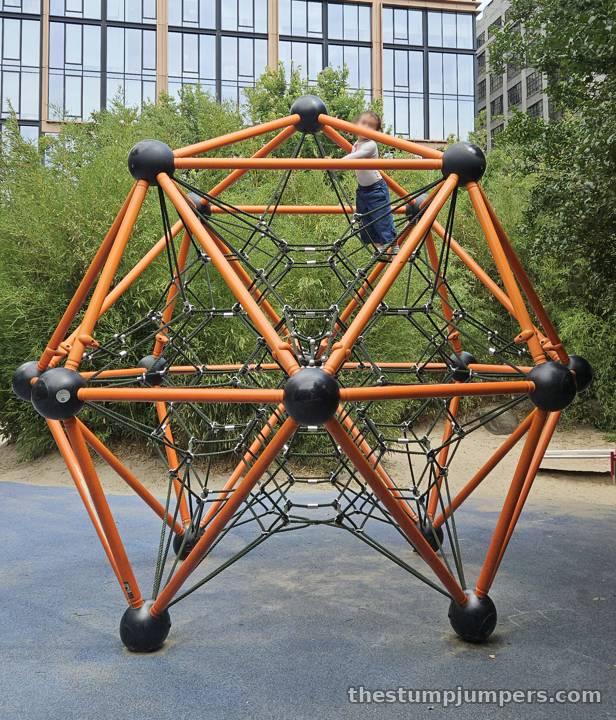A modern take on the jungle gym.