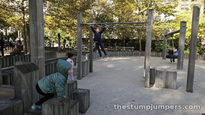 Monkey bars, sized for small cowpokes.